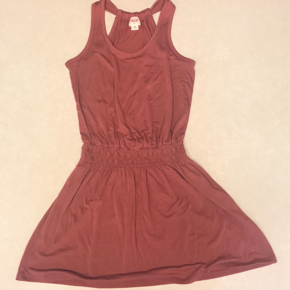 dusty rose pink dress